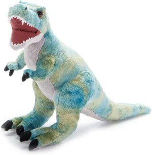 The Petting Zoo T-Rex Dinosaur Stuffed Animal Plushie, Gift for Kids, Dinosaur Animals, Green T-Rex Dinosaur Plush Toy 20 inches