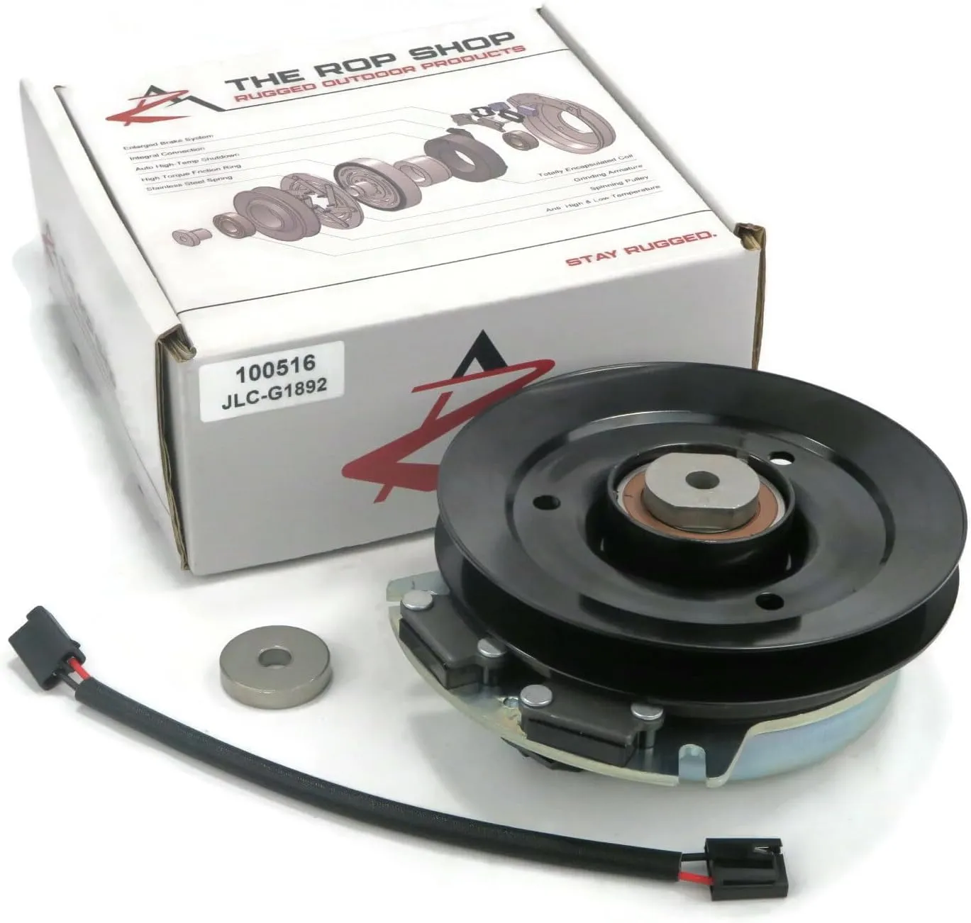 The ROP Shop | Electric PTO Clutch FITS Warner 5218-215 Toro 105-3630 5218-201 5218-44 Exmark ;PO#44T-KH/435 H25W3337920