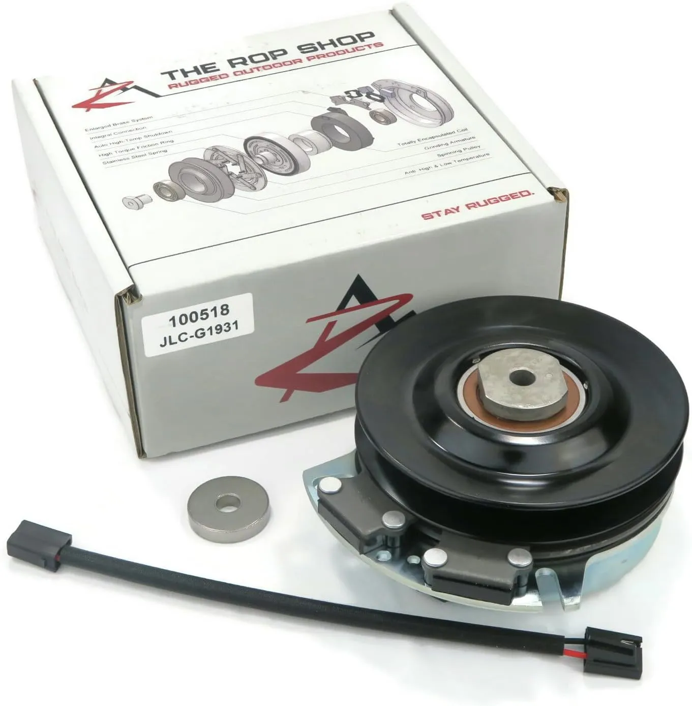 The ROP Shop | Electric PTO Clutch for Warner 5219-52, 521952, 5219-74, 521974, 5219-133 Lawn