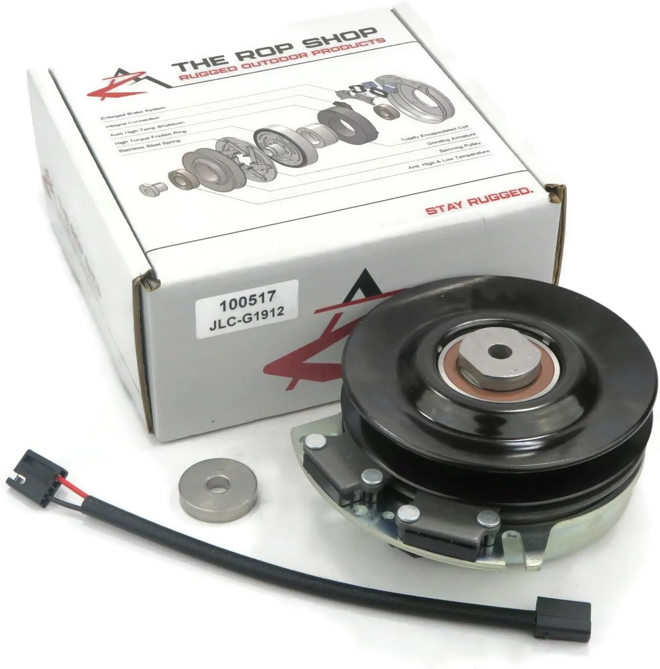 The ROP Shop | Electric PTO Clutch Replaces Warner 5219-34 521934 - Lawn Mower Engine Motor