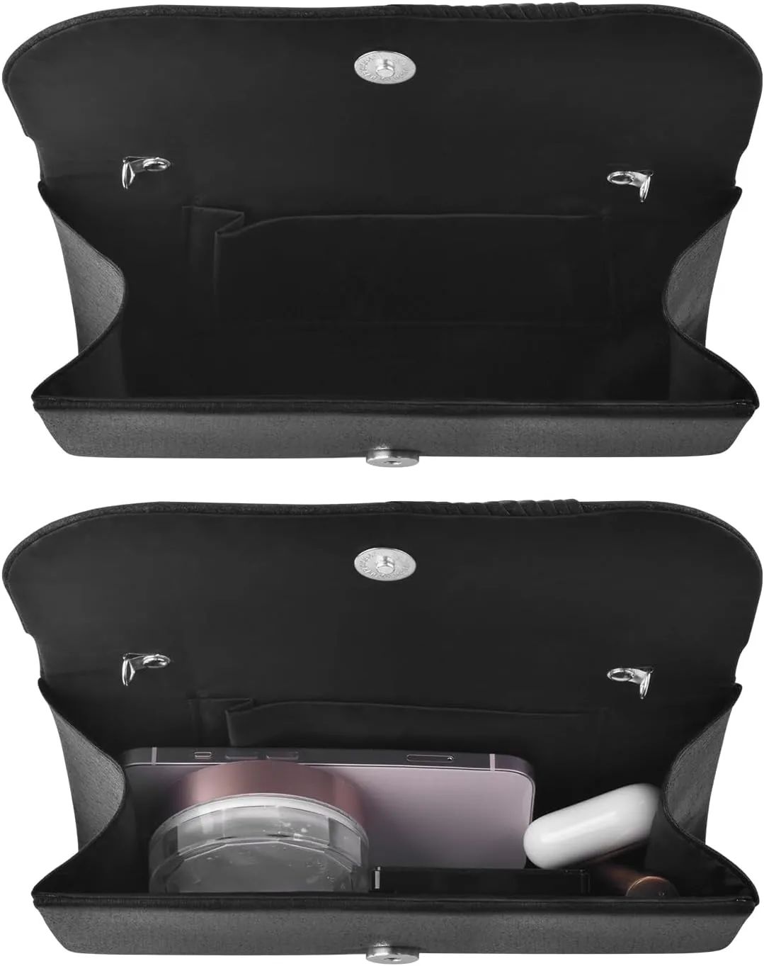 TINDTOP Evening Clutch Purses for Women Handbags for Formal Wedding Party Cocktail Prom Crossbody Shoulder Envelope Bag