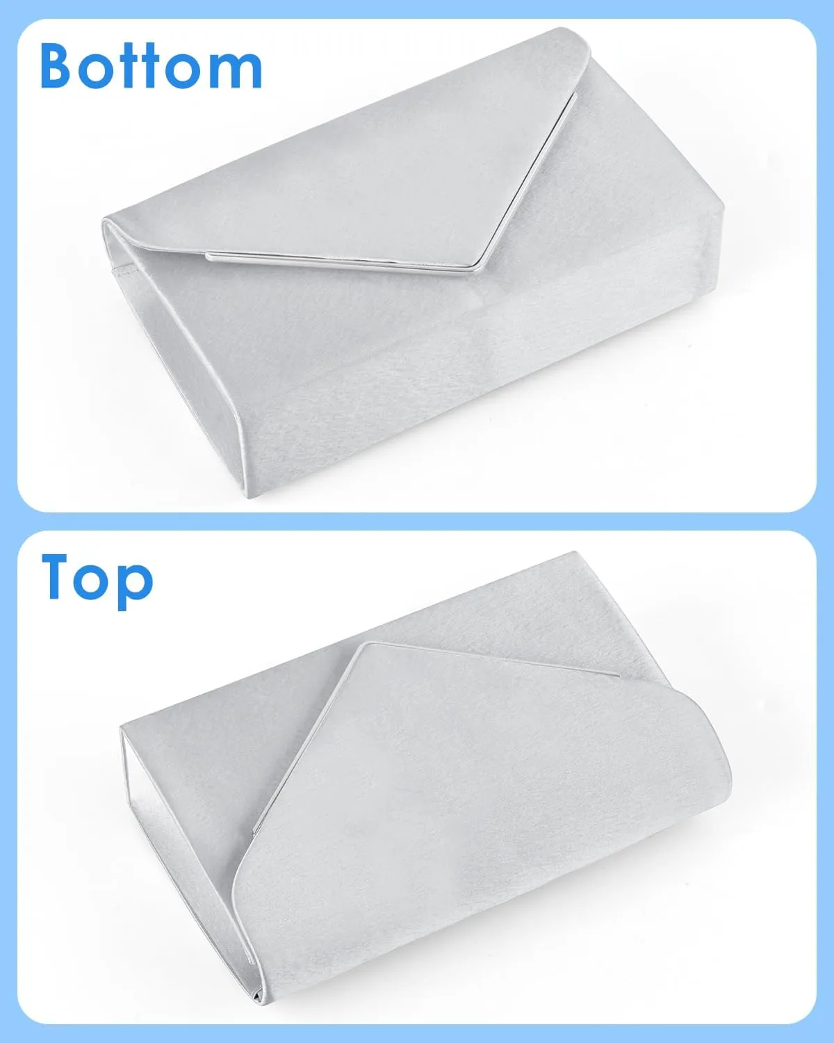 TINDTOP Evening Clutch Purses for Women Handbags for Formal Wedding Party Cocktail Prom Crossbody Shoulder Envelope Bag