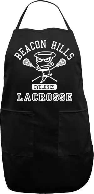 TOOLOUD Beacon Hills Lacrosse Cyclones Dark Adult Apron
