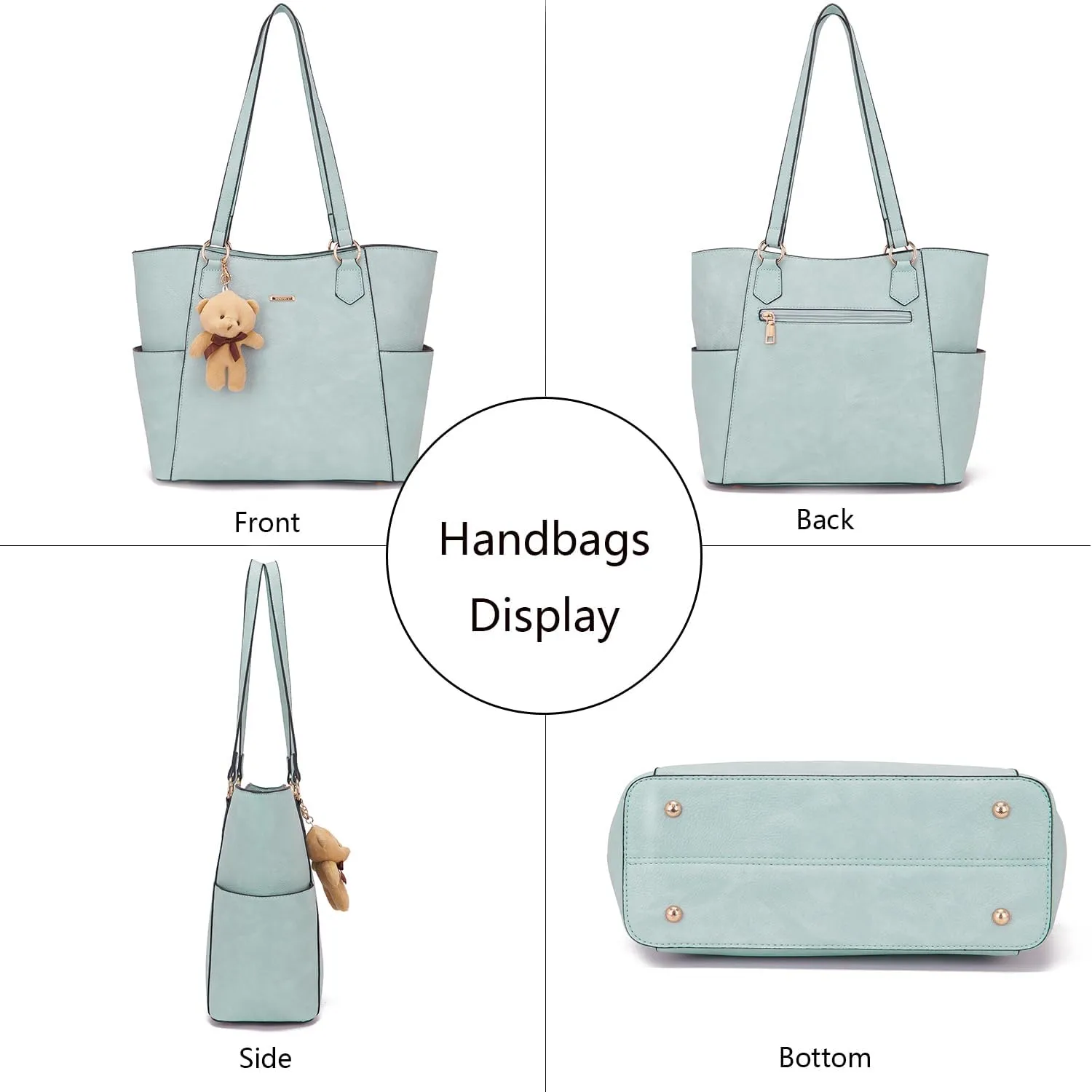 Tote Handbags for Women Purse and Wallet Set Large Shoulder Bags Crossbody Purses Satchel