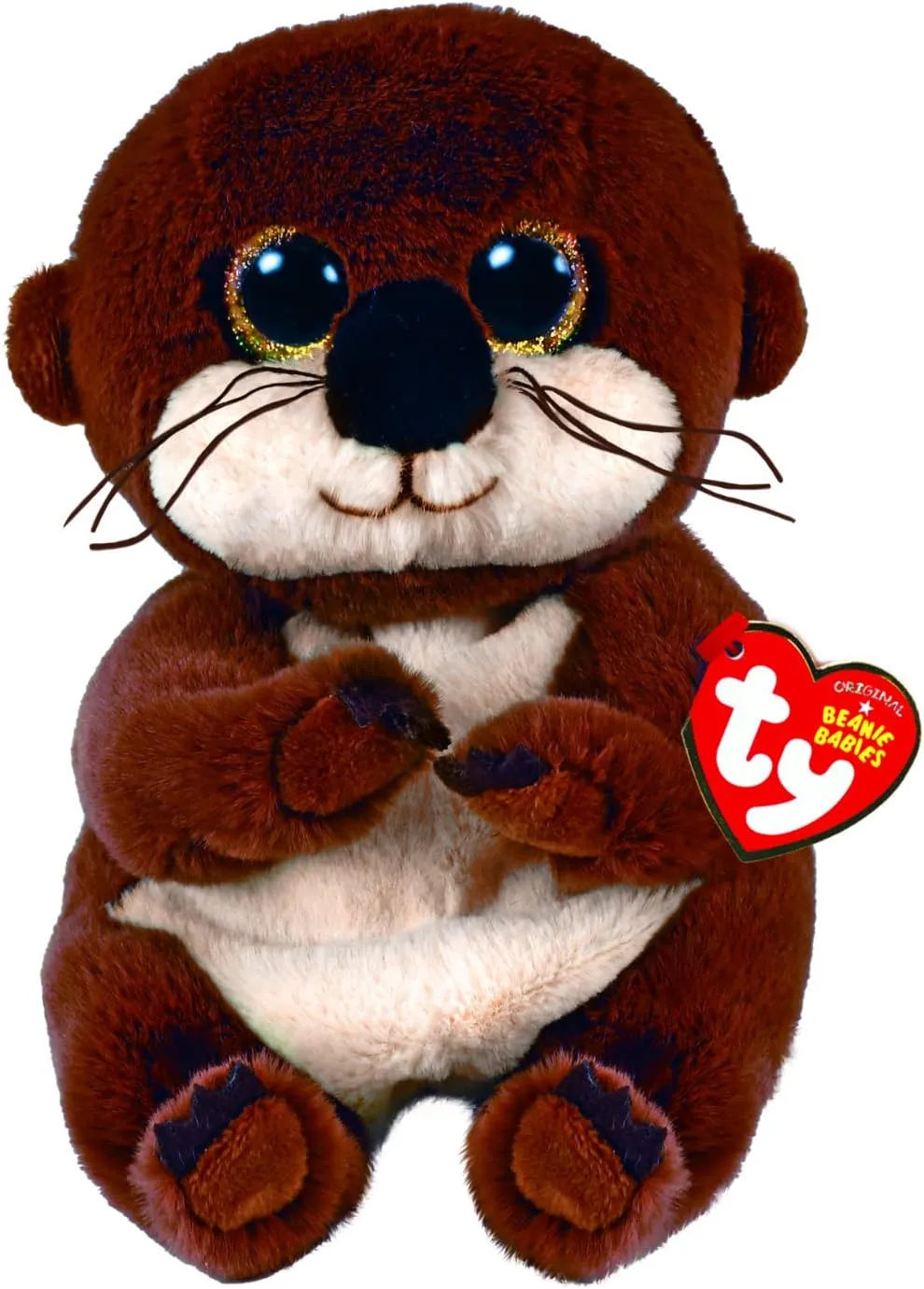 Ty Beanie Bellie Mitch a Brown Otter - 6"