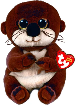 Ty Beanie Bellie Mitch a Brown Otter - 6"