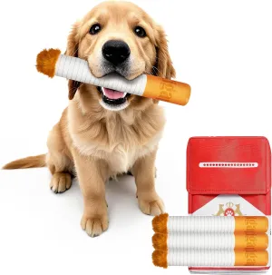 UNEEDE Interactive Plush Giggle Toys with Treat Box, 3 Pack Durable Squeaky Sticks for Small Medium Large Dogs, Fun Dog Birthday Toy, French Bulldog Dog Accessories Boy Gift, Pet Toys