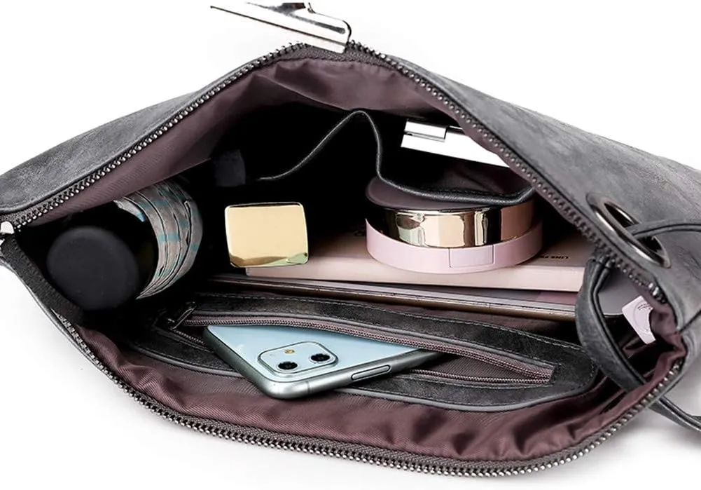 Unique Vegan Women Clutch Bag PU Leather Envelope Clutch Bag Handbag Wristlets for Beach Holiday