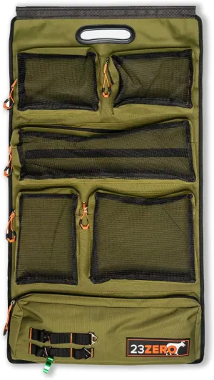 Utility Hanger - Camping Supplies Storage, Hanger for Awnings or Roof Top Tents, 6 Zippered Pockets