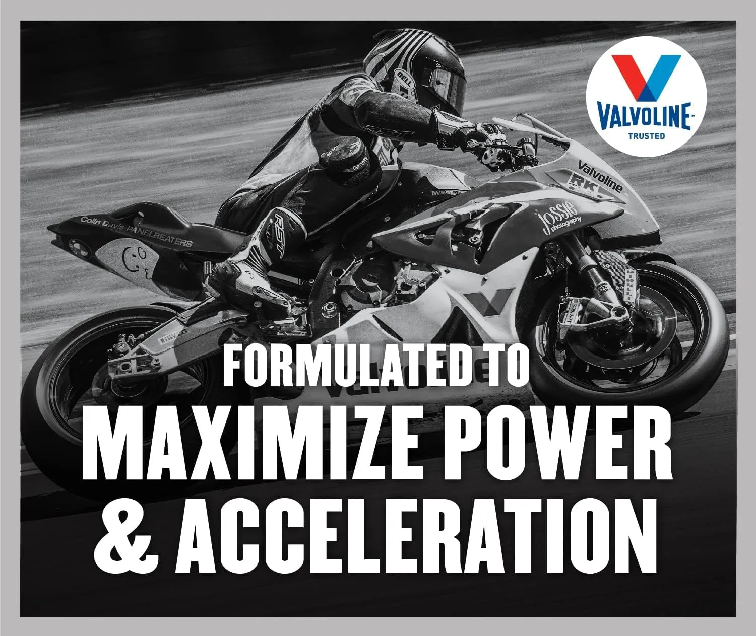 Valvoline 4-Stroke Motorcycle Full Synthetic SAE 10W-40 Motor Oil 1 QT, Case of 6