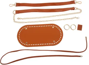 Veemoon Washable Bucket Bag DIY Kit Crossbody Bag Materials Rattan Weaving Supplies Handmade Accessory Set for Women