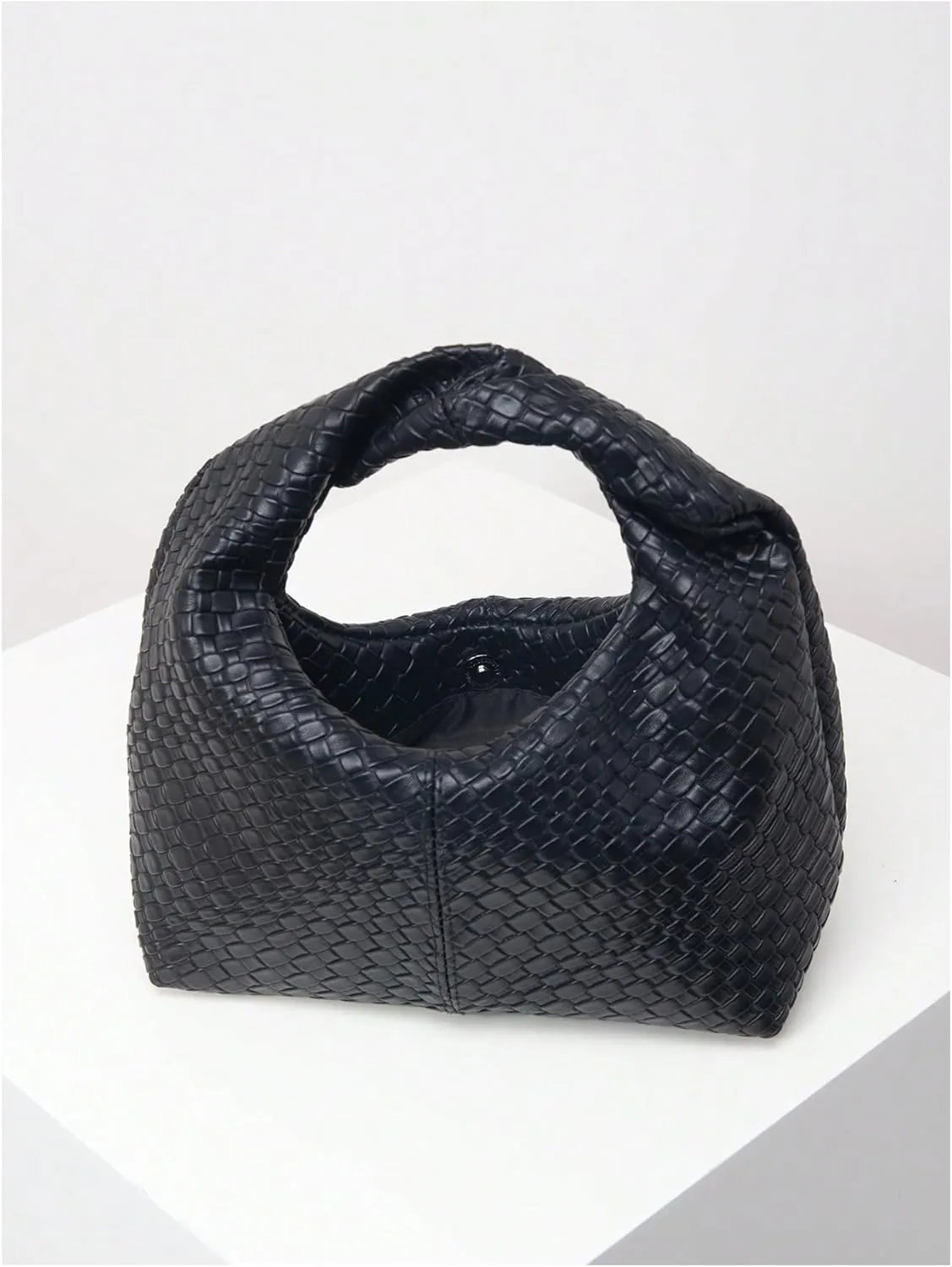 Verdusa Women's Ruched Hobo Mini Handbag Clutch Purse Dumpling Pouch Bag