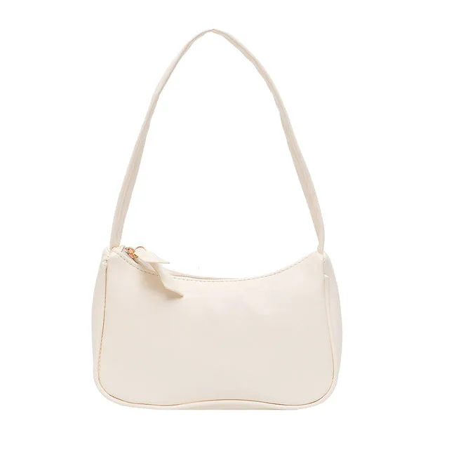 Vintage Retro Totes Bags For Women 2020 Fashion Handbag Soft Leather Female Small Subaxillary Bag Casual Retro Mini Shoulder Bag
