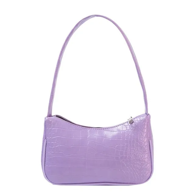 Vintage Retro Totes Bags For Women 2020 Fashion Handbag Soft Leather Female Small Subaxillary Bag Casual Retro Mini Shoulder Bag