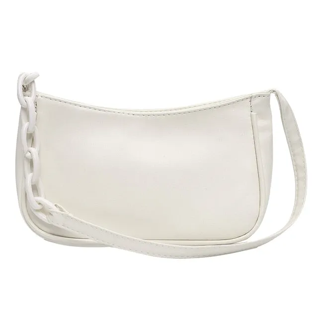 Vintage Retro Totes Bags For Women 2020 Fashion Handbag Soft Leather Female Small Subaxillary Bag Casual Retro Mini Shoulder Bag