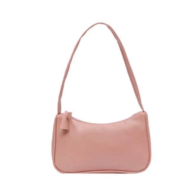 Vintage Retro Totes Bags For Women 2020 Fashion Handbag Soft Leather Female Small Subaxillary Bag Casual Retro Mini Shoulder Bag