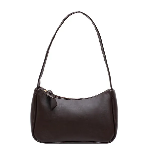 Vintage Retro Totes Bags For Women 2020 Fashion Handbag Soft Leather Female Small Subaxillary Bag Casual Retro Mini Shoulder Bag