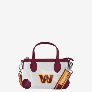 Washington Commanders Big Logo Clear Crossbody Mini Purse
