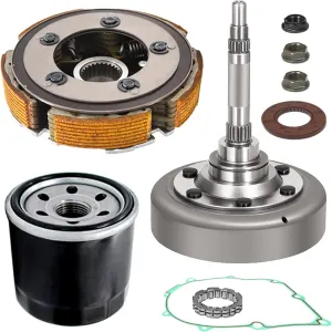 Wet Clutch Kits Assembly Compatible with Hisun ATV UTV 500 700, Bennche Bighorn, Massimo, Menards YardSport, Axis, Qlink, Coleman