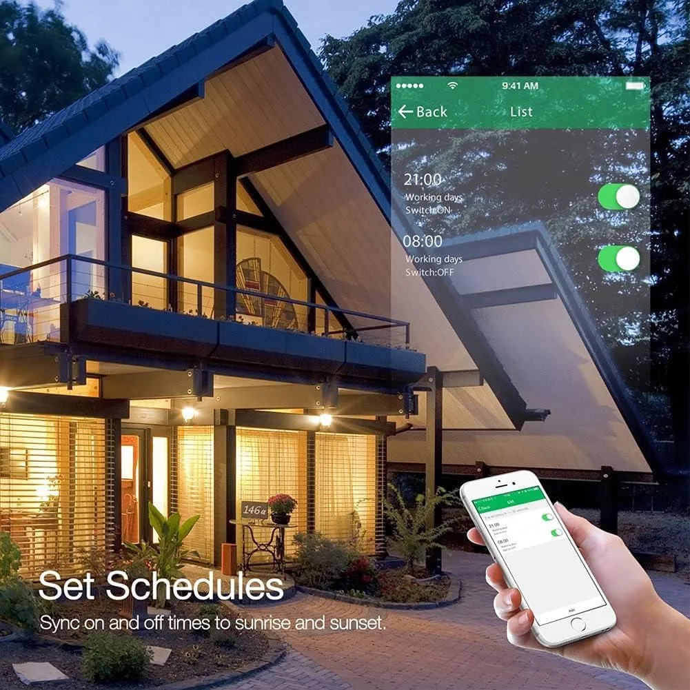 WiFi Smart Wall Light Switch Glass Touch Panel Wireless Remote Control by Mobile APP Anywhere Compatible with Alexa,Timing Function No Hub Required (Wall Switch 1 Gang).