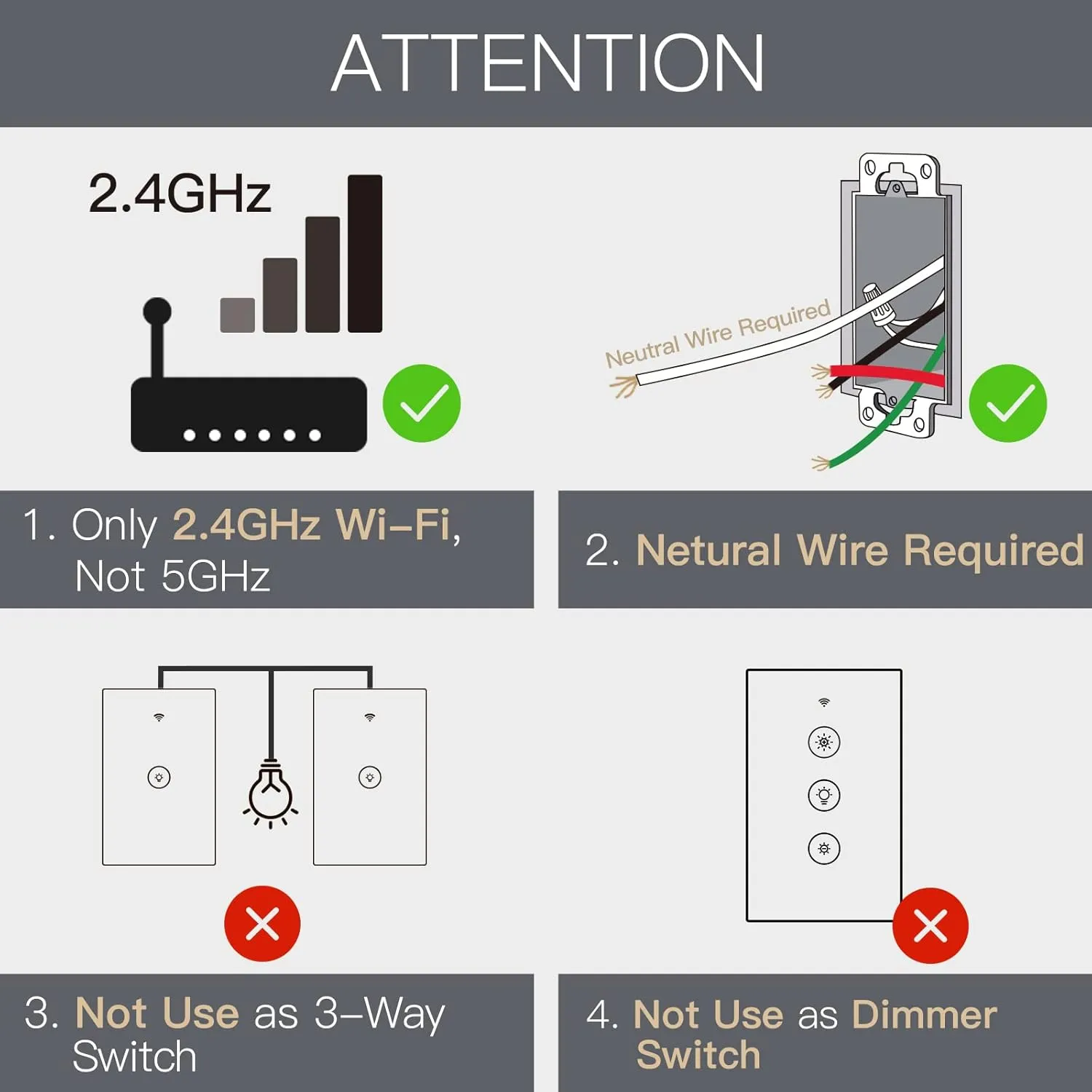 WiFi Smart Wall Light Switch Glass Touch Panel Wireless Remote Control by Mobile APP Anywhere Compatible with Alexa,Timing Function No Hub Required (Wall Switch 1 Gang).