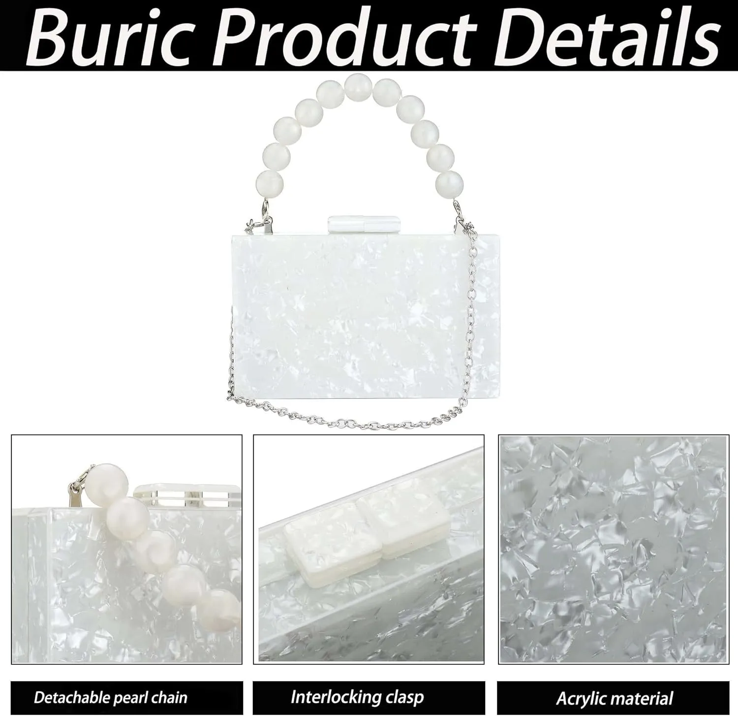 Women Acrylic Clutch Purse Leopard Print Evening Bag Chain Formal Handbag Party Bridal Wedding Clutch Purse for Women