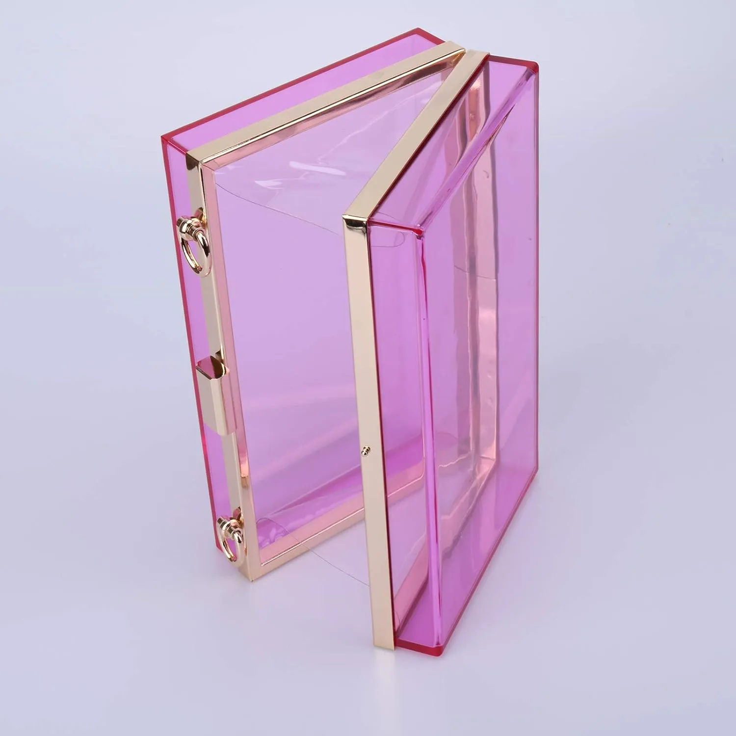 Women Acrylic Transparent Evening Bags Purses Clutch Vintage Banquet Handbag