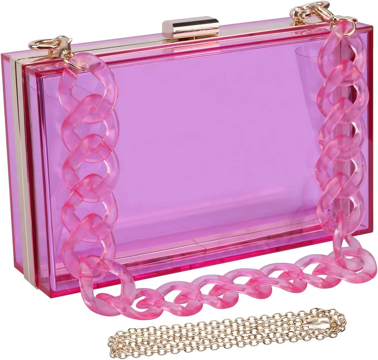 Women Acrylic Transparent Evening Bags Purses Clutch Vintage Banquet Handbag