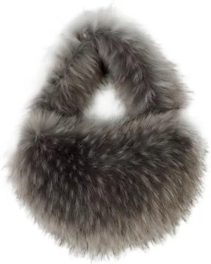 Women Heart Shaped Tote Bag Plush Faux-Fur Winter Clutch Purse Grey
