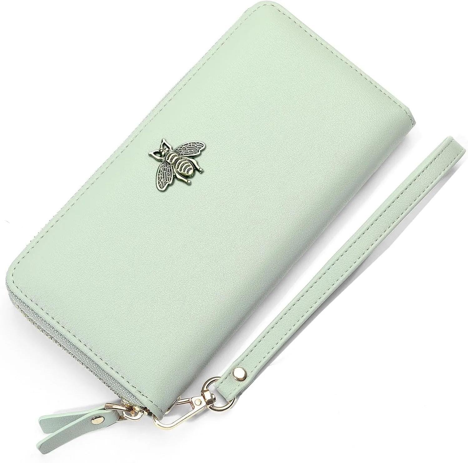 Women Wallet RFID Blocking Ladies Clutch Purses Long Wristlet Wallets for Women