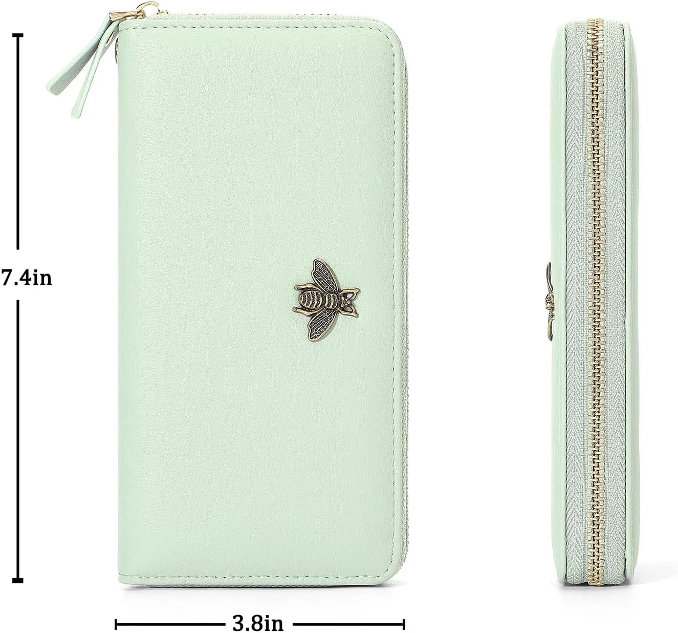 Women Wallet RFID Blocking Ladies Clutch Purses Long Wristlet Wallets for Women