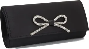 Women's Bow Clutch Purses with Chain, Evening Bag for Women Formal for Wedding Party Prom Cocktail