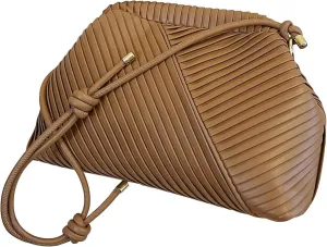 Women's Clutch Purses Small Nude PU Leather Evening Clutch Bag 2024