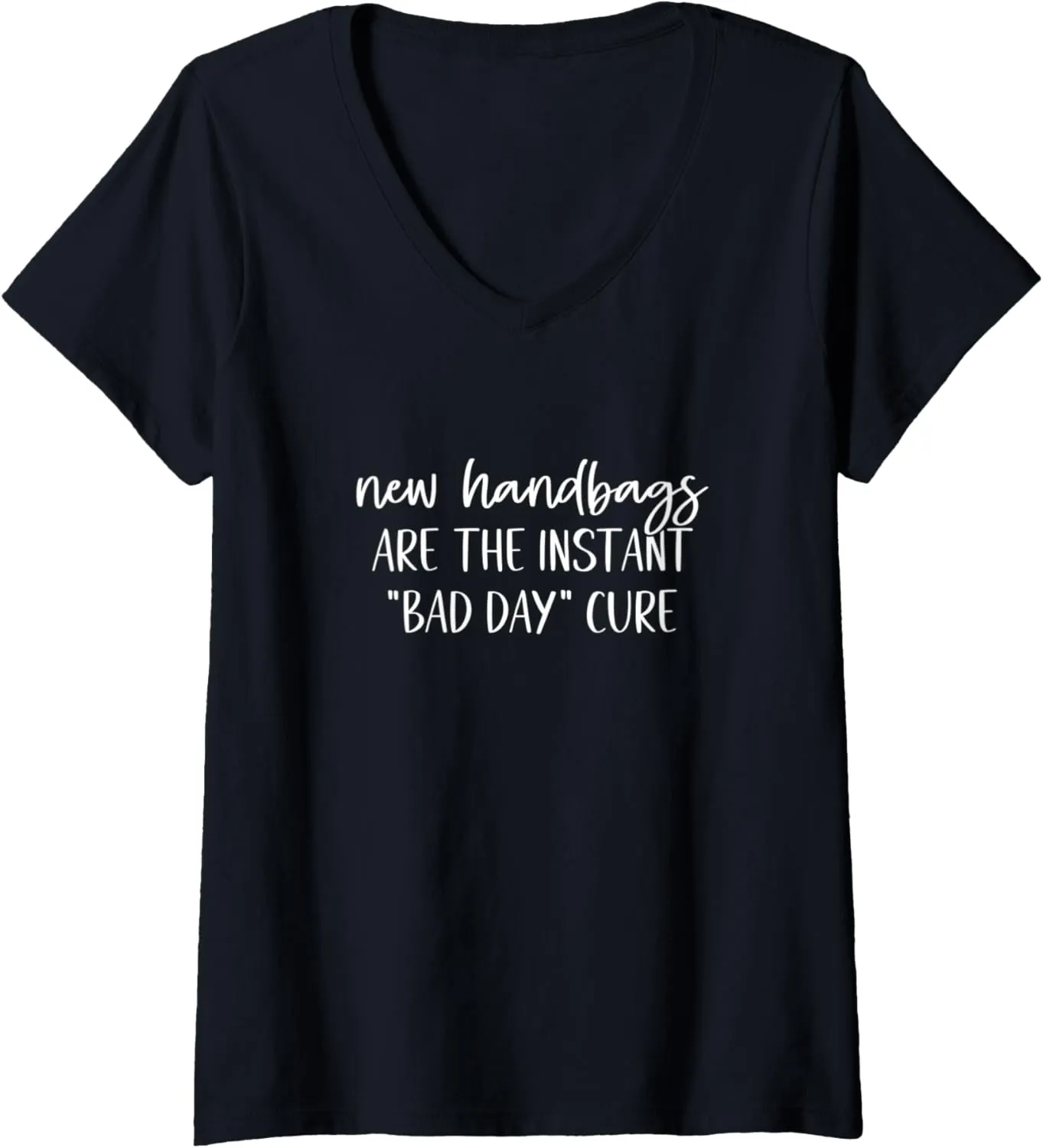 Womens New Handbags Are The Instant Bad Day Cure, Purse Shopping V-Neck T-Shirt