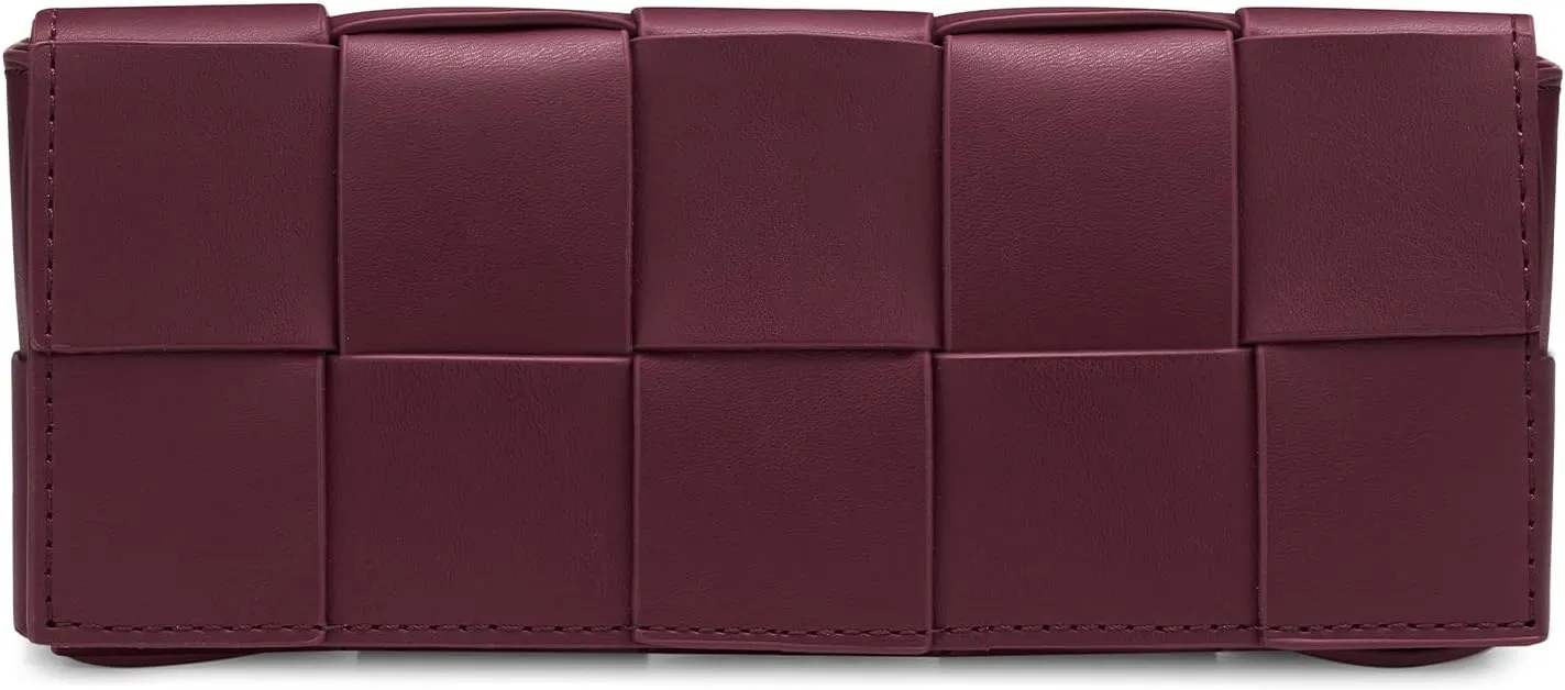 Woven Clutch Purses for Women - Sleek Shoulder Handbag for Evening, Formal Events, Wedding, Party, Special Occasions