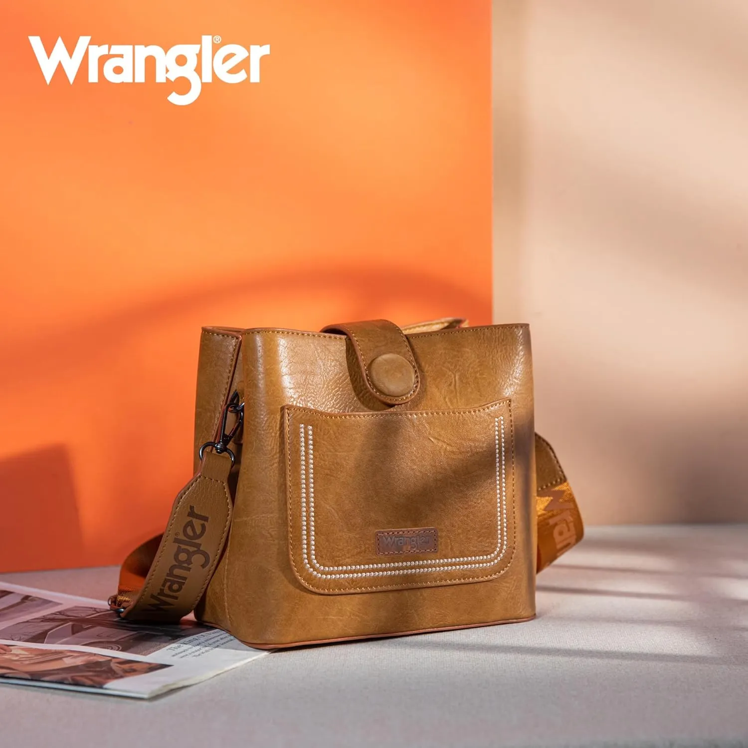 Wrangler Crossbody Purses for Women Cute Handbag and Shoulder Bag for Ladies