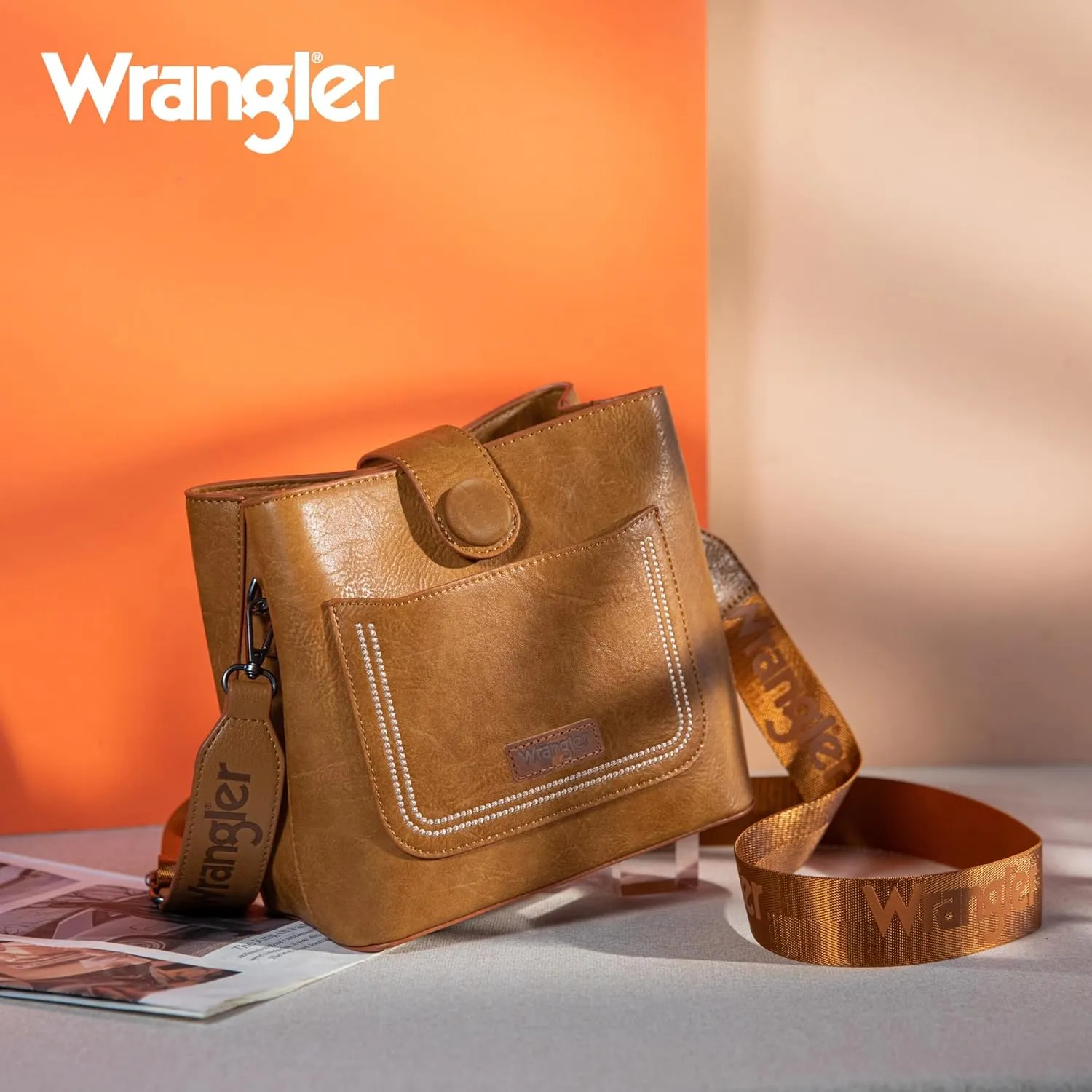 Wrangler Crossbody Purses for Women Cute Handbag and Shoulder Bag for Ladies