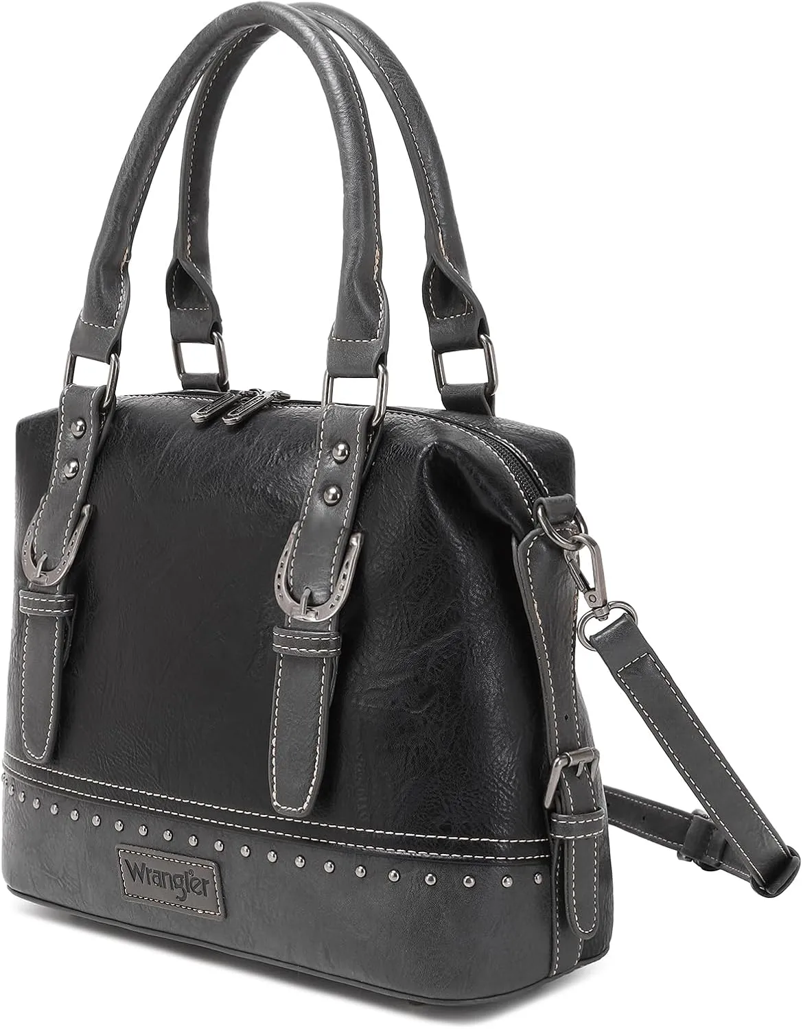 Wrangler Doctor Bag Top Handle Purse Hobo Shoulder Barrel Satchel Handbags for Women