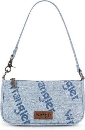Wrangler Shoulder Bag for Women 90s Retro Top-Handle Hobo Handbag