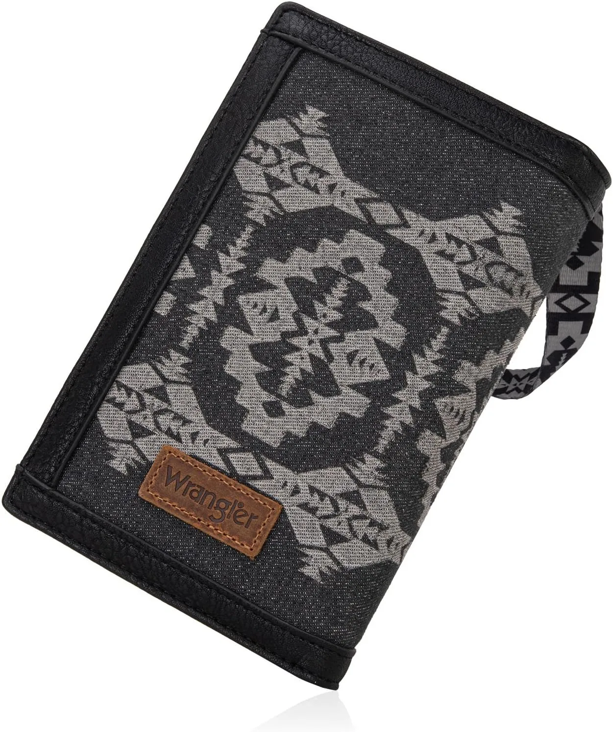 Wrangler Wristlet Wallets for Women Aztec Shoulder Bag Clutch Purses with Cellphone Bag