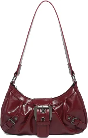 Y2K Purse Shoulder Bag for Women, Top Handle Handbag Small Goth Punk Hobo Clutch Purses Trendy Underarm Bag