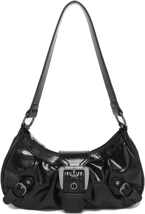 Y2K Purse Shoulder Bag for Women, Top Handle Handbag Small Goth Punk Hobo Clutch Purses Trendy Underarm Bag