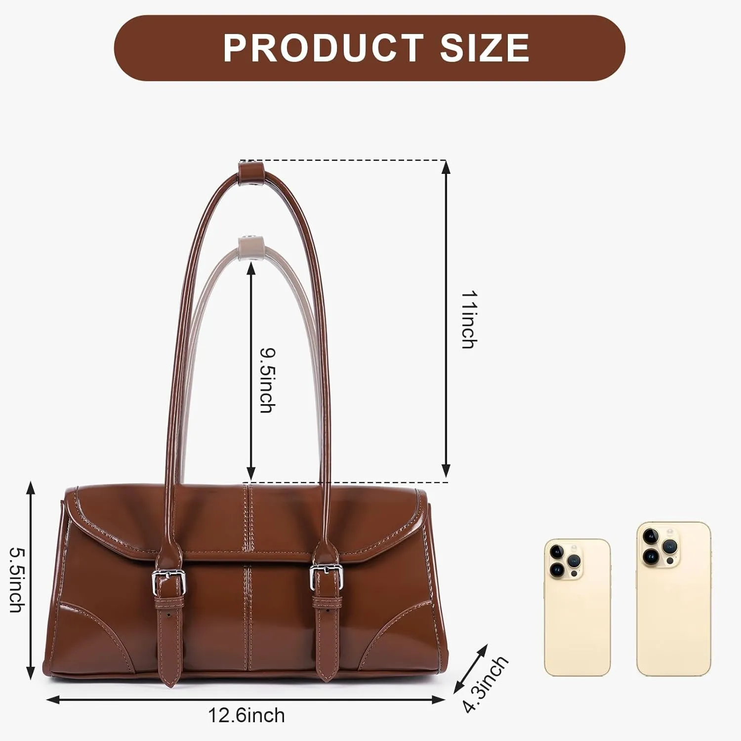 YFGBCX Faux Leather Tote Bag for Women Burgundy Purses Small Shoulder Bag Wine Colored Purse Y2k Red Handbag Purse
