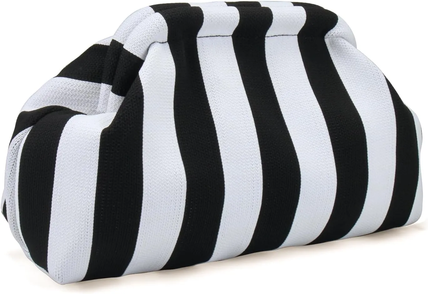 YYW Clutch Purses for Women,Woven Crochet Purse Colorblock Shoulder Bag Casual Knitted Handbag