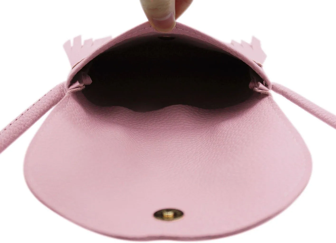 ZGMYC Cat Tassel Shoulder Bag Small Coin Purse Crossbody Satchel for Kids Girls, Pink (5.1'' x 5.9'')