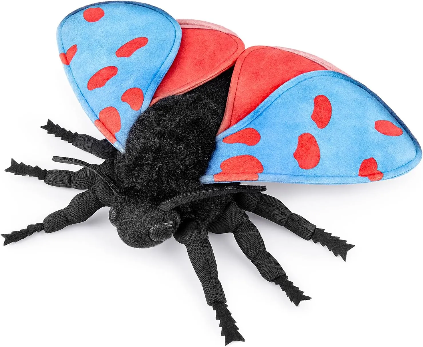 ZHONGXIN MADE Blue Cinnabar Moth Plush Toy